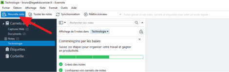 Prise En Main D Evernote Un Bloc Notes Num Rique Pour S Organiser Et