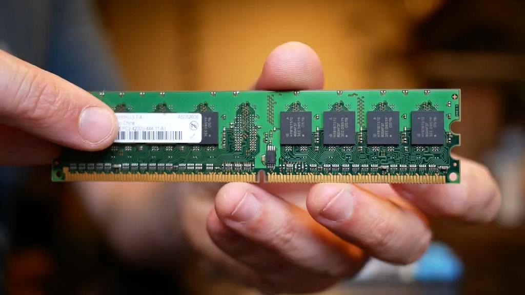 Photo d'une barrette mémoire DIMM