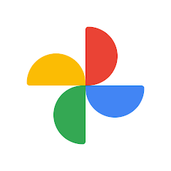Logo Google Photos vert jaune rouge bleu